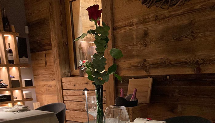 Cena di San Valentino allo Chalet